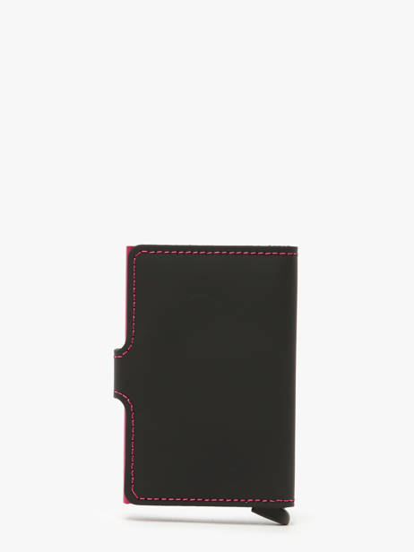 Card Holder Leather Secrid Black matte MM other view 3