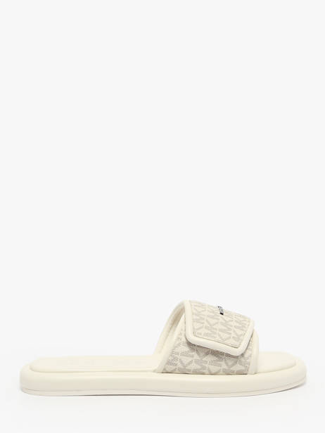 Slippers Suki Michael kors White women KFA1B150 other view 1