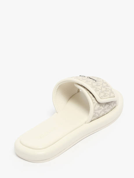 Slippers Suki Michael kors White women KFA1B150 other view 3