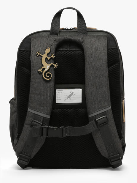 Sac à Dos 2 Compartiments Cameleon Gris vintage urban SO40 vue secondaire 4