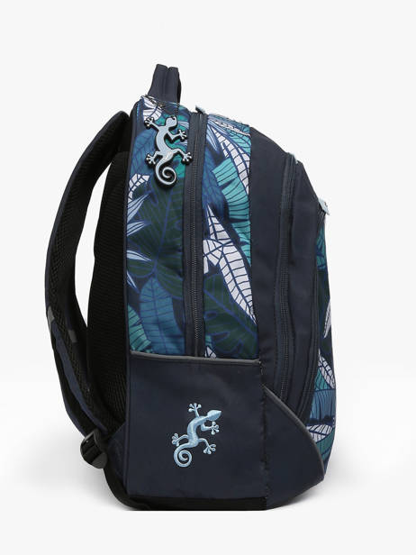 Sac Ã  Dos 2 Compartiments Cameleon Bleu actual SD45 vue secondaire 2
