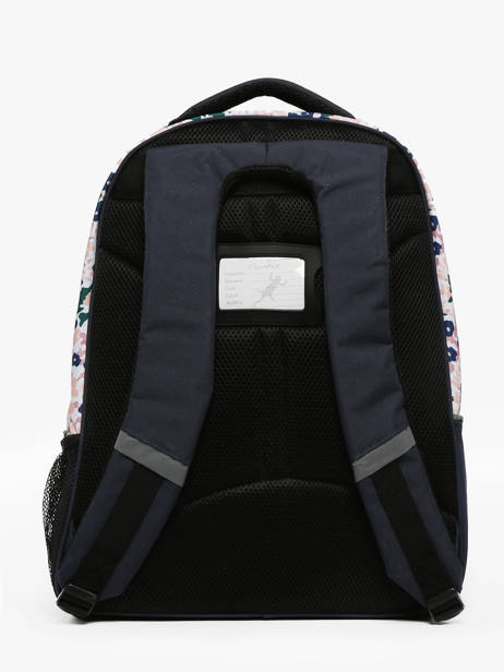 2-compartment Backpack Cameleon Blue actual SD45 other view 4