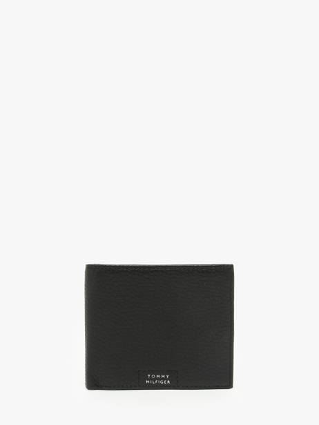 Crossbody Bag Leather Tommy hilfiger Black th premium AM12189