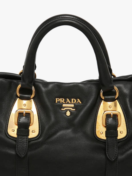 Preloved Leather Prada Tessuto Sathcel Prada Black second life 1303381 other view 2