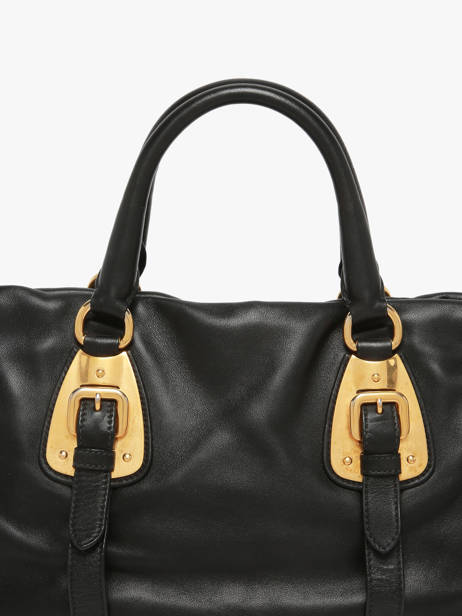 Preloved Leather Prada Tessuto Sathcel Prada Black second life 1303381 other view 3