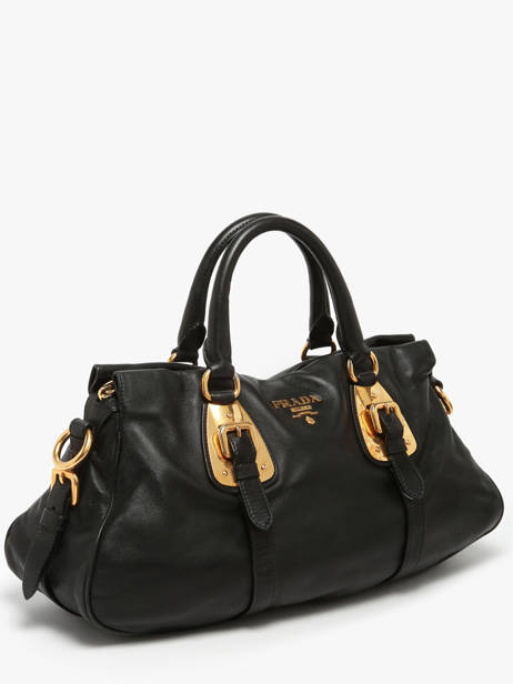 Preloved Leather Prada Tessuto Sathcel Prada Black second life 1303381 other view 4