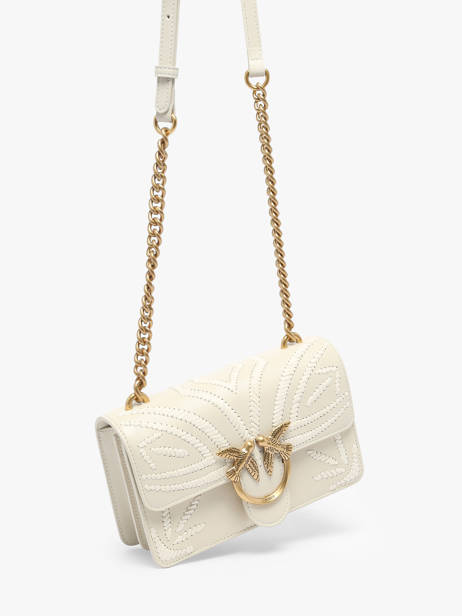 Shoulder Bag Love Bag Icon Leather Pinko Beige love bag icon A2C3 other view 2