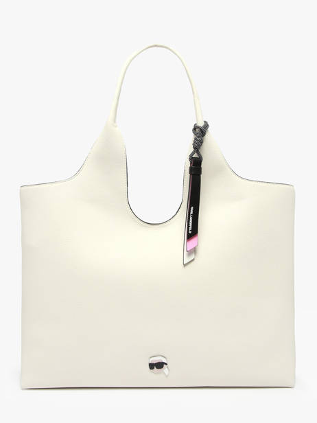 Shoulder Bag K Ikon Polyurethane Karl lagerfeld Beige k ikon A3W30096