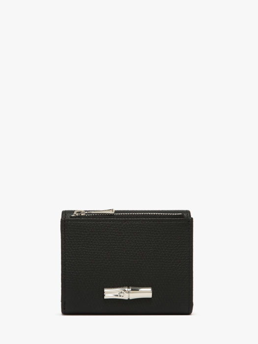 Longchamp Le roseau Wallet Black