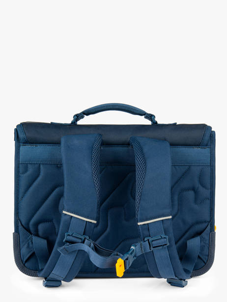 2-compartment Satchel Stones and bones Blue boys B other view 4