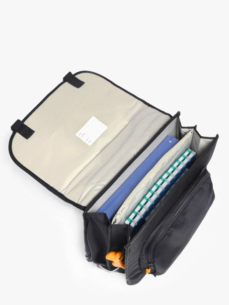 2-compartment Cedar Satchel Stones and bones Black boys B other view 3