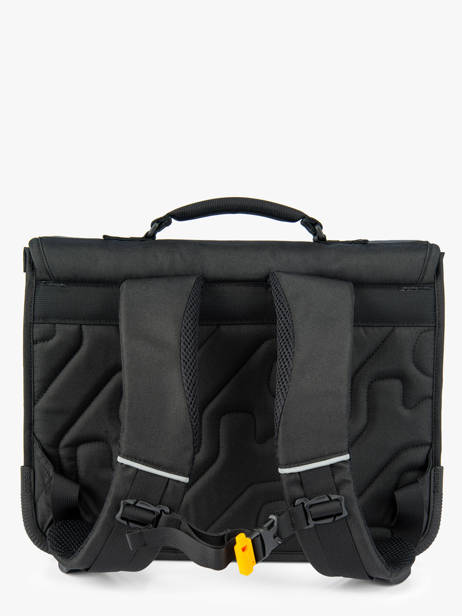2-compartment Cedar Satchel Stones and bones Black boys B other view 4