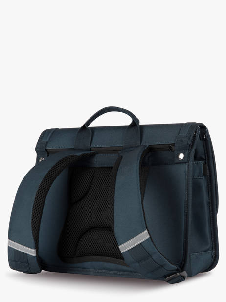 2-compartment Satchel Cabaia Blue school M other view 4