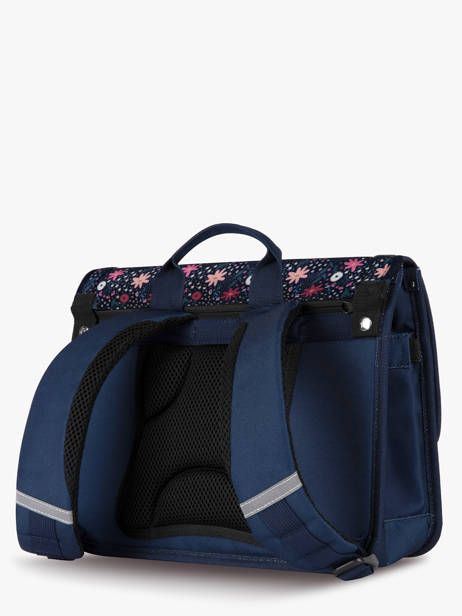 2-compartment Satchel Cabaia Blue school S other view 4
