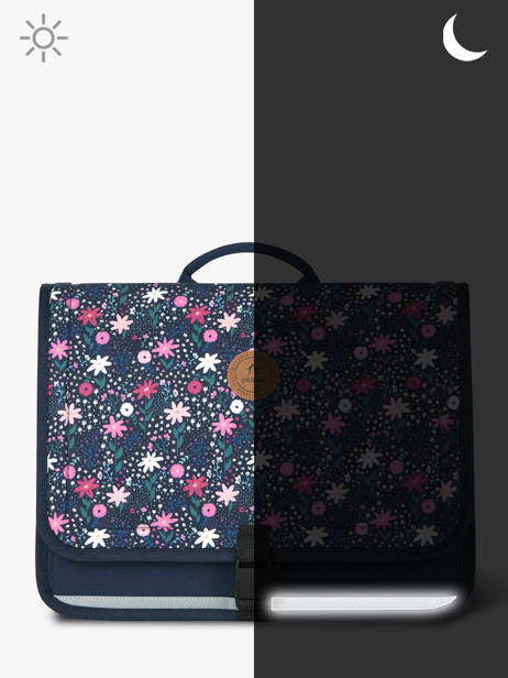 2-compartment Satchel Cabaia Blue school S other view 5