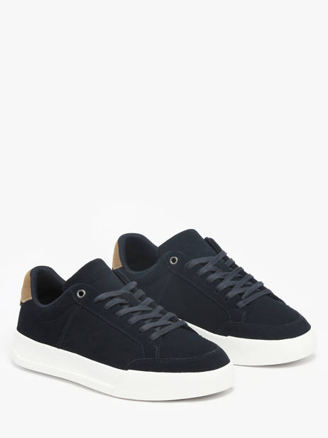 Sneakers In Leather Tommy hilfiger Blue men 5517DW5 other view 1