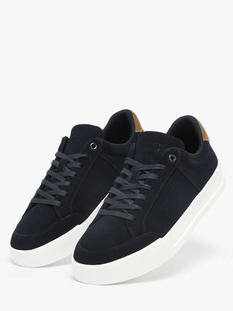 Sneakers In Leather Tommy hilfiger Blue men 5517DW5 other view 2