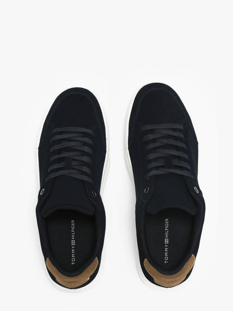 Sneakers In Leather Tommy hilfiger Blue men 5517DW5 other view 3