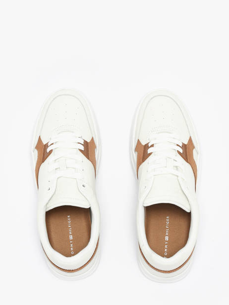 Sneakers In Leather Tommy hilfiger White men 55510LB other view 3