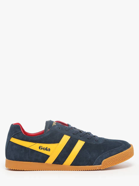 Sneakers In Leather Gola Blue men CMA192