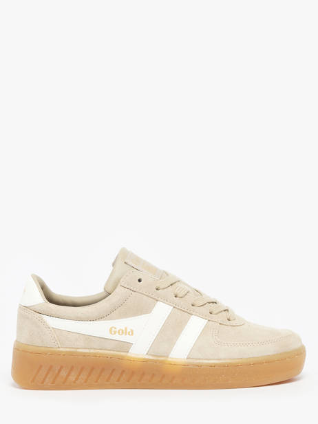 Sneakers In Leather Gola Beige women CLA589