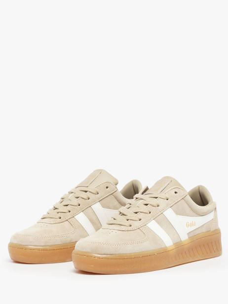 Sneakers In Leather Gola Beige women CLA589 other view 1
