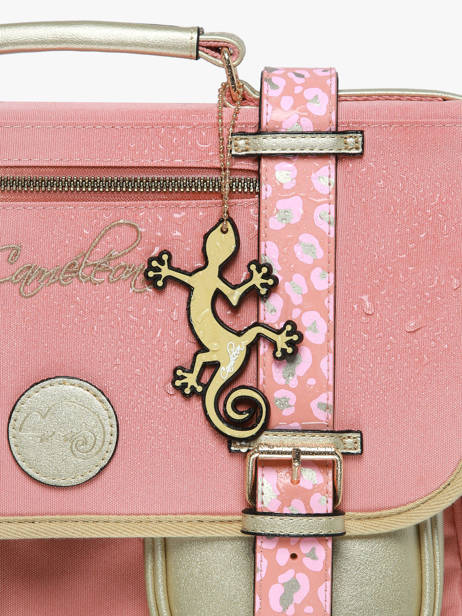 1 Compartment Backpack Cameleon Pink vintage fantasy SD25 other view 5
