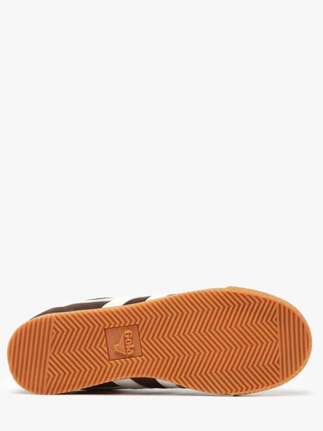 Sneakers En Cuir Gola Marron women CLB538 vue secondaire 4