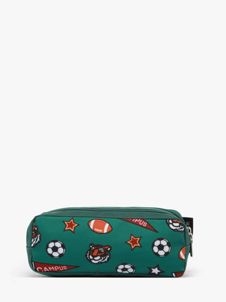 2-compartment Pouch Caramel et cie Green fier GA other view 2