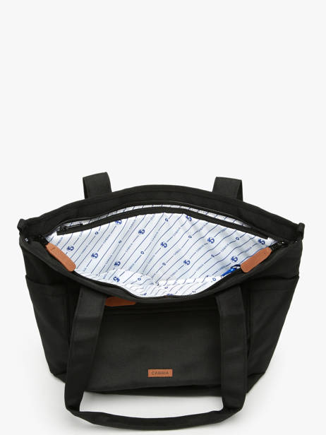 A4 Size Shoulder Bag Adventurer Recycled Polyester Cabaia Black adventurer TOTEBAGM other view 3