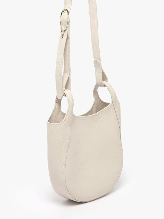 Longchamp Le foulonné Messenger bag White