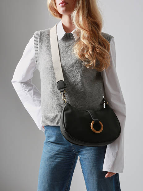 Shoulder Bag Crocus Woomen Black crocus WCRO29 other view 1