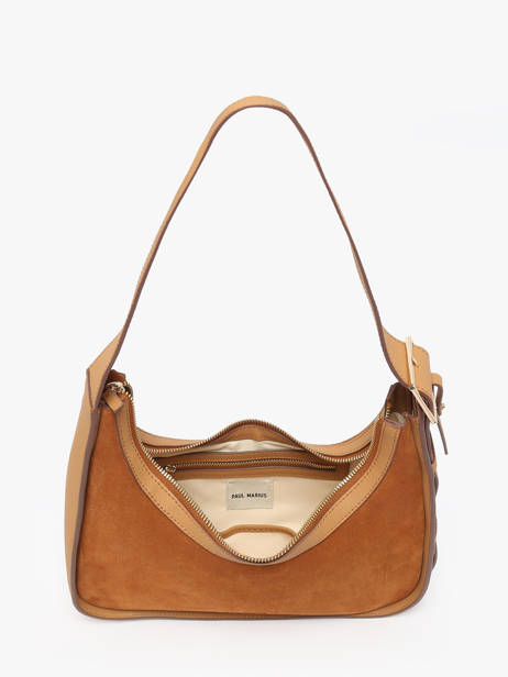 Shoulder Bag La Suite Leather Paul marius Orange la suite VICTOSUI other view 3