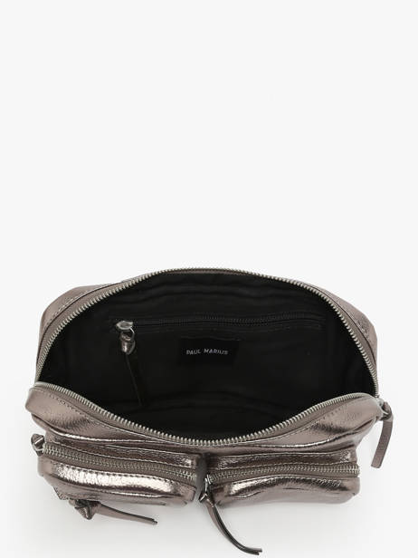 La Banane 90s Cuir Paul marius Gris 90's BANAN90S vue secondaire 3