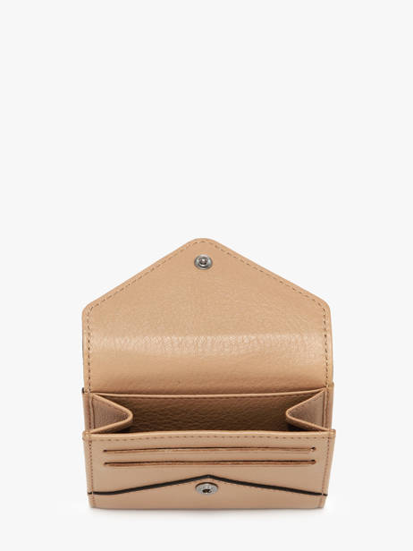 Coin Purse Leather Yves renard Brown enveloppe 29250 other view 1