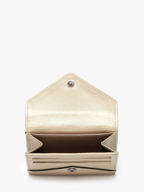 Coin Purse Leather Yves renard Gold enveloppe 29250 other view 1
