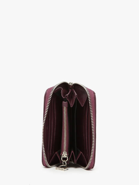Coin Purse Altesse Leather Etrier Violet altesse EALT096M other view 3