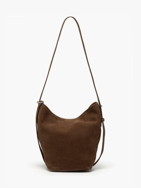 Shoulder Bag Backpack S Cavalier Nubuck Leather Etrier Brown cavalier nubuck ECAN126S other view 7