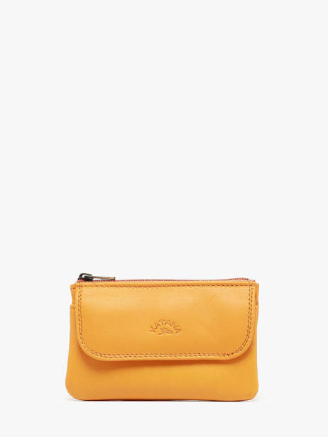 Coin Purse Marina Leather Katana Yellow marina 753120