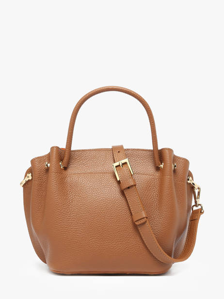 Leather Foulonné Double Satchel Lancaster Brown foulonne double louisa 18 other view 4