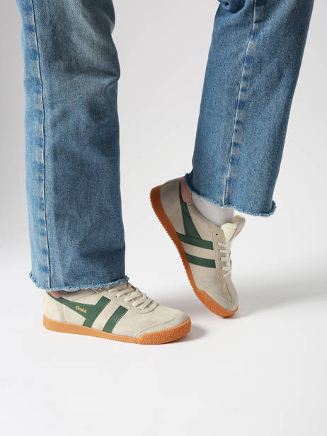 Sneakers In Leather Gola Beige women CLB538 other view 1