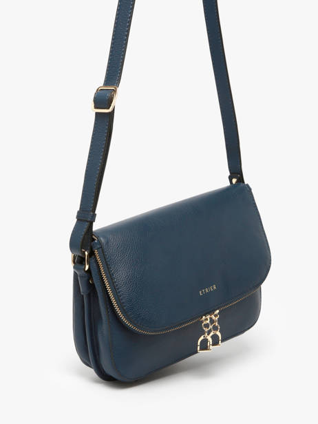 Medium Leather Tradition Crossbody Bag Etrier Blue tradition ETRA059M other view 2