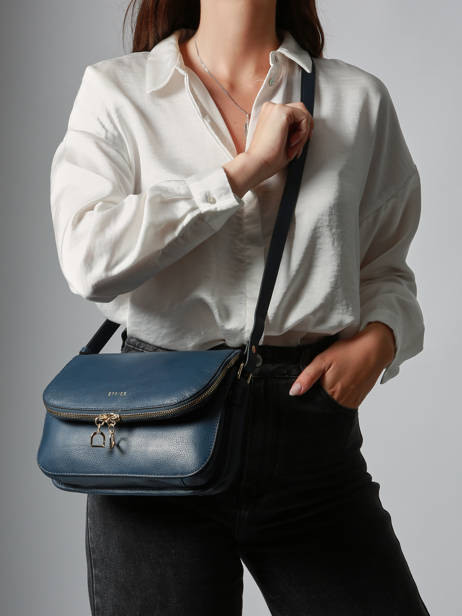 Medium Leather Tradition Crossbody Bag Etrier Blue tradition ETRA059M other view 1