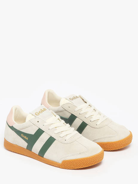 Sneakers In Leather Gola Beige women CLB538 other view 2