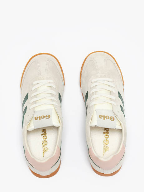 Sneakers In Leather Gola Beige women CLB538 other view 4