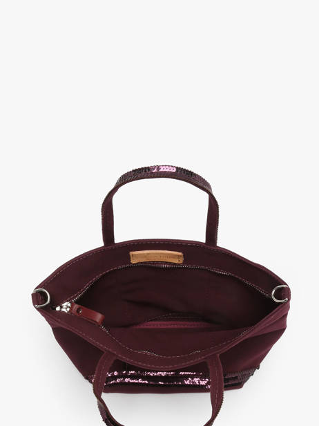 Small Le Cabas Tote Bag Sequins Vanessa bruno Violet cabas 1V40435 other view 3