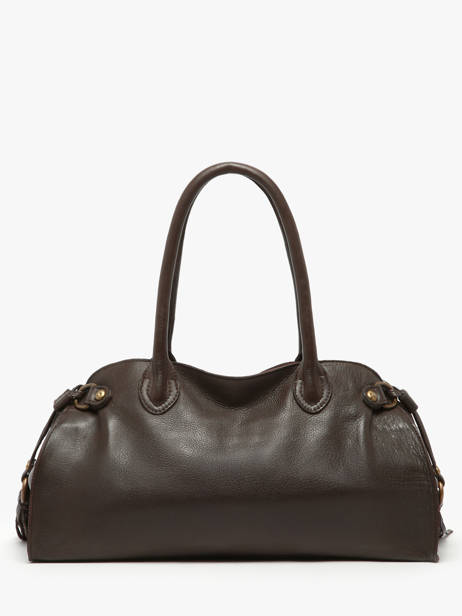 Shoulder Bag Cow Leather Basilic pepper Brown cow BCOW84 other view 4