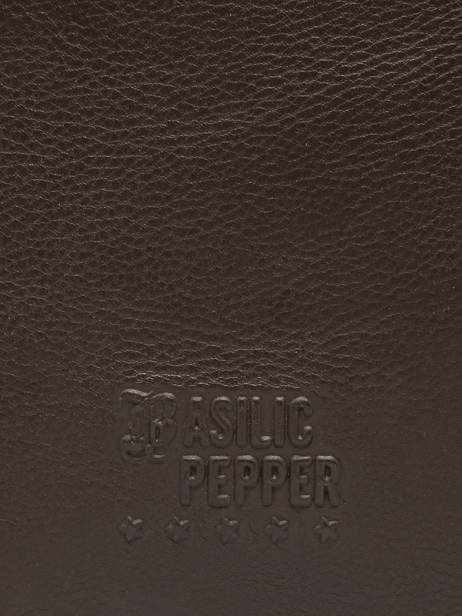 Shoulder Bag Cow Leather Basilic pepper Brown cow BCOW78 other view 5