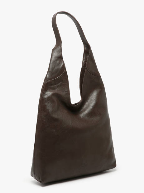 Shoulder Bag Cow Leather Basilic pepper Brown cow BCOW2M other view 2