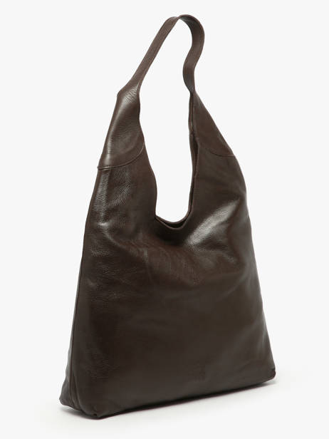 Shoulder Bag Cow Leather Basilic pepper Brown cow BCOW2L other view 2